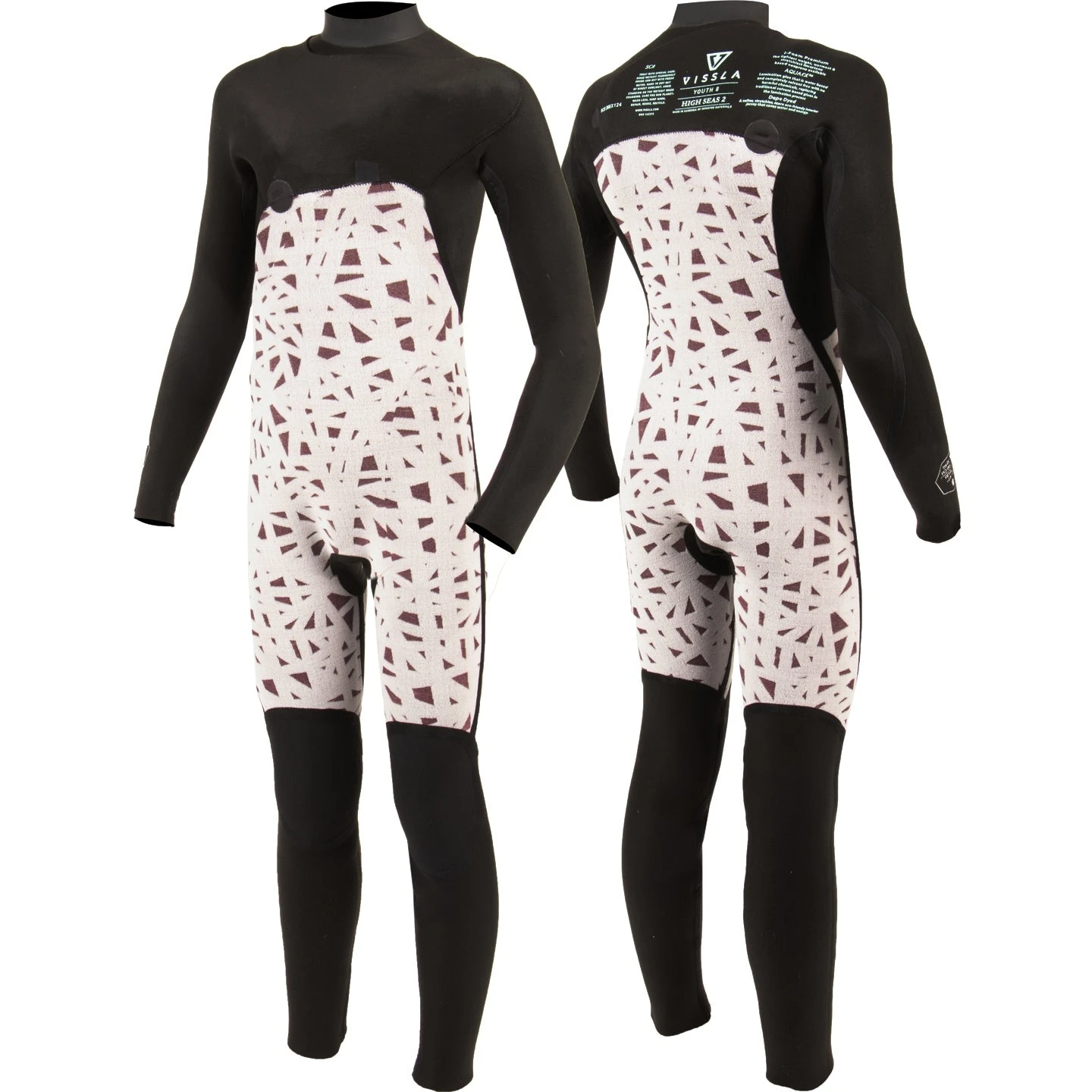 Vissla Boys Westuits High Seas Boys Fire 3-2 Full Chest Zip 4 Vissla Boys Westuits High Seas Boys Fire 3-2 Full Chest Zip - Image 3