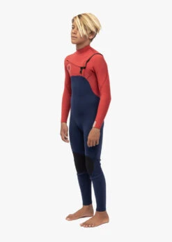 Vissla 7 Seas 3-2 Boys Chest Zip Full Wetsuit -Vissla Shop BW32M7FC RRD 8