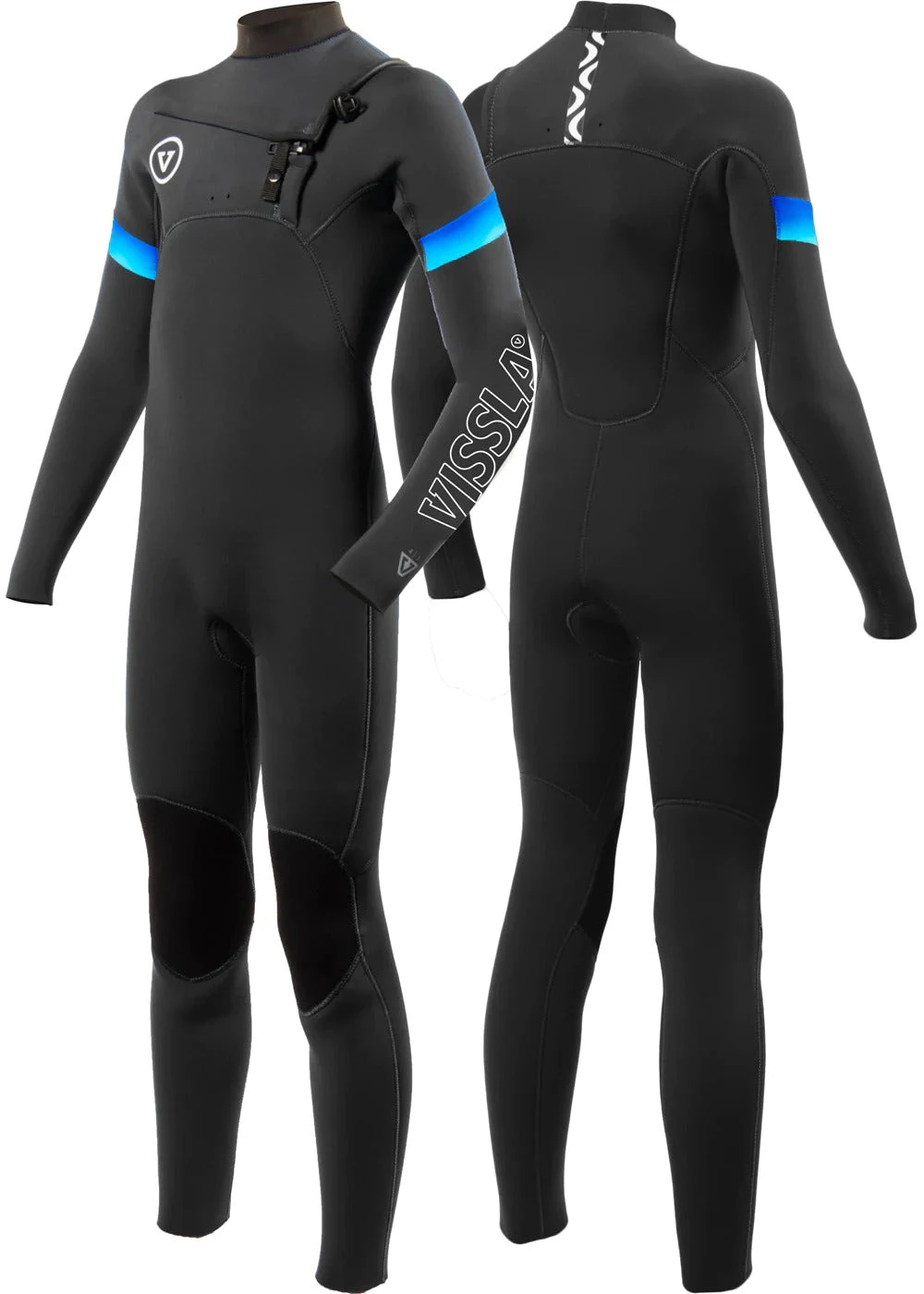 Vissla Boys Westsuits Boys Seven Seas Raditude 3-2 Full Chest Zip 10 Vissla Boys Westsuits Boys Seven Seas Raditude 3-2 Full Chest Zip - Image 8