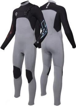 Vissla 7 Seas Boys 3-2 Bolt Full Chest Zip Wetsuit -Vissla Shop BW32W7FB 1