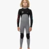 Vissla 7 Seas Boys 3-2 Bolt Full Chest Zip Wetsuit -Vissla Shop BW32W7FB GRY 1