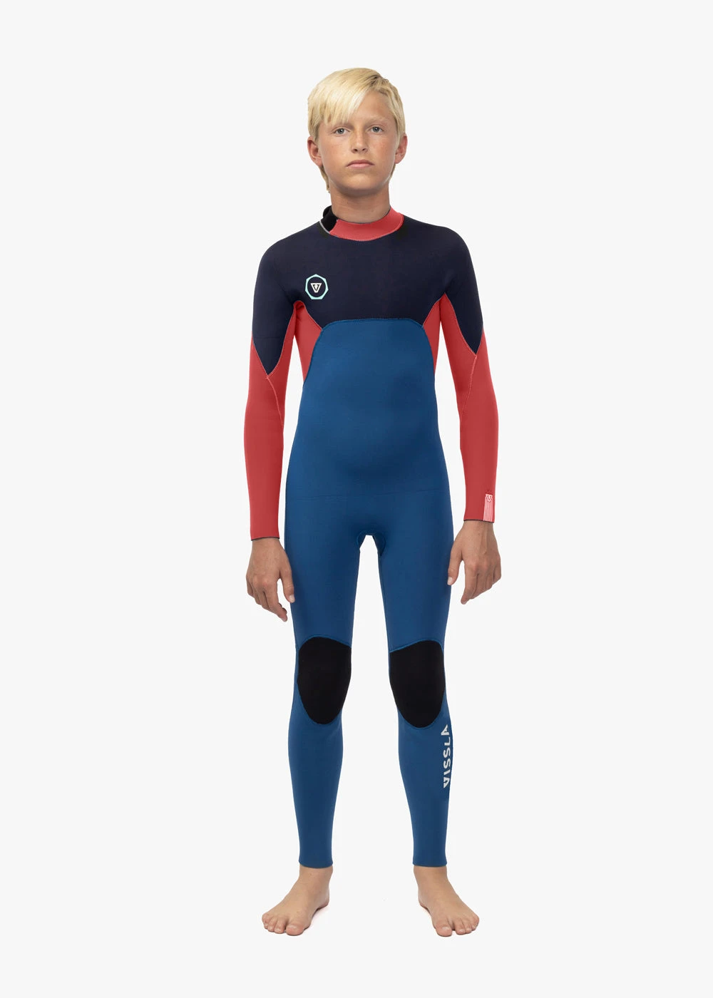 Vissla 7 Seas Boys 3-2 Full Back Zip Wetsuit 3 Vissla 7 Seas Boys 3-2 Full Back Zip Wetsuit