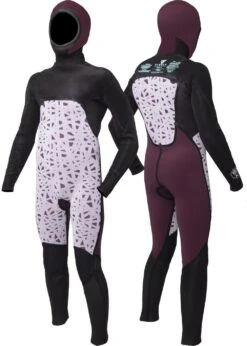 Vissla 7 Seas Boys 5-4-3 Full Hooded Chest Zip Wetsuit -Vissla Shop BW54Y7HC 2