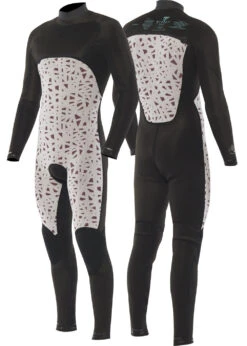 Vissla 7 Seas 3-2 Full Chest Zip Wetsuit - Tonal Logos -Vissla Shop MW32Y7FC 2