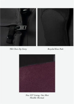 Vissla 7 Seas Comp 4-3 Full Chest Zip Wetsuit -Vissla Shop MW43Q7CC 3