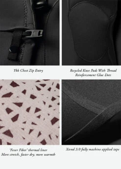 Vissla High Seas II 4-3 Full Chest Zip Wetsuit 11 Vissla High Seas II 4-3 Full Chest Zip Wetsuit -Vissla Shop MW43UHFC 3