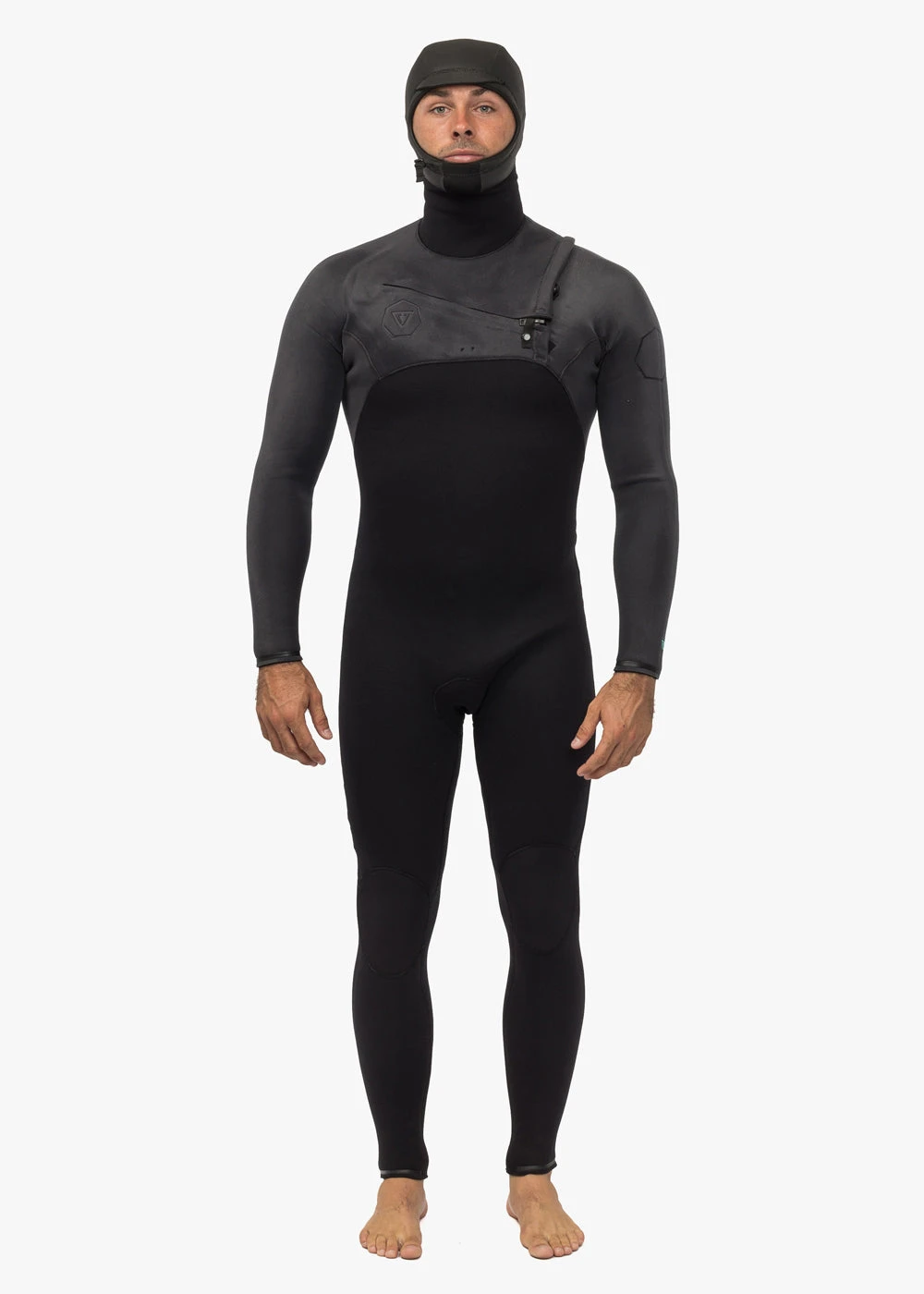 Vissla High Seas II 4-3 Full Hooded Chest Zip Wetsuit 3 Vissla High Seas II 4-3 Full Hooded Chest Zip Wetsuit