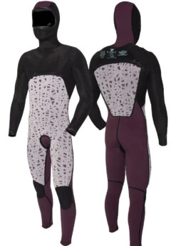 Vissla 7 Seas 5-4-3 Full Hooded Chest Zip Wetsuit -Vissla Shop MW54Y7HC 2