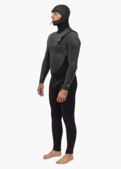 Vissla High Seas II 5-4 Full Hooded Chest Zip Wetsuit 9 Vissla High Seas II 5-4 Full Hooded Chest Zip Wetsuit -Vissla Shop highseas5 4side